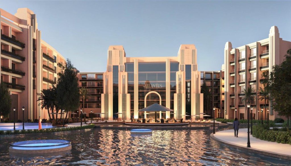 Atlantis Resort Hurghada — Lagunen-Innenhof (Rendering)